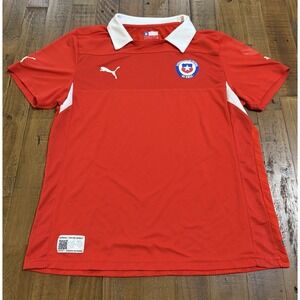 Puma Chile National Team Soccer Jersey XL Red La Roja Futbol Federation
